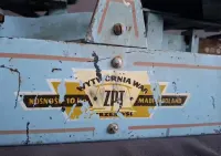 Zabytkowa waga sklepowa PZPT 1958 szalkowa 3 szt PRL odważniki komplet — ujęcie 3