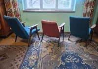 Zabytkowy fotel TON SMIDEK typ 6950 Czechosłowacja PRL antyk typ 366 — ujęcie 4