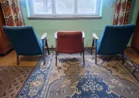 Zabytkowy fotel TON SMIDEK typ 6950 Czechosłowacja PRL antyk typ 366 — ujęcie 5