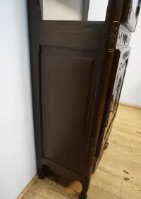 Zgrabna unikatowa witryna serwantka barek słupek szer 68,5cm — ujęcie 5