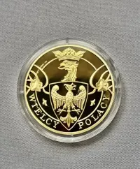 złocony medal Karol Wojtyła – Jan Paweł II 1920–2005 + karta | stan menniczy — ujęcie 4