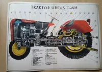 Ciągnik Ursus C-325 plakat nie instrukcja obsługi — ujęcie 2