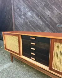 Duńska szafka / kredens / komoda / sideboard klasyczny tekowy — ujęcie 5