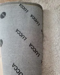 Dywan z włosem  kole szary — ujęcie 4