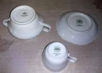 Filiżanki, cukiernice, porcelana  - ROSENTHAL: Sanssouci, Maria , trio — ujęcie 2