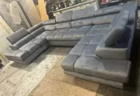 Naroznik Roki Stylowy L oraz U pikowany Nowy funkcja spania — ujęcie 2