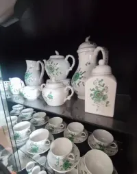 Porcelana malowana złotem Nikko ogromny zestaw — ujęcie 3