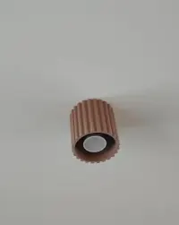 4 Plafony nowe AURA 1 mocca Gu10 tuba ryflowana — ujęcie 2