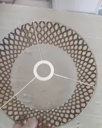 Abażur mały stożek biały E14 15cm — ujęcie 2