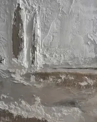 Abstrakcja kolaż ręcznie malowany 70x100 — ujęcie 5