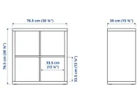 Biurko / toaletka  Ikea Kalax — ujęcie 4