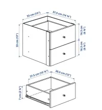Biurko / toaletka  Ikea Kalax — ujęcie 5