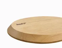 Blat dębowy okrągły rustykalny rustic klejonka dębowa LITY DĄB na stół, stolik, lakier, olejowosk na wymiar - PRODUCENT — ujęcie 5