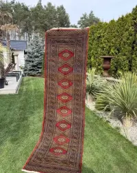 Chodnik Dywan SAMARKAND Wełniany Perski  Louis de Poortere 285x81 WYPRZEDAŻ — ujęcie 4