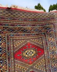 Chodnik Dywan SAMARKAND Wełniany Perski  Louis de Poortere 285x81 WYPRZEDAŻ — ujęcie 5