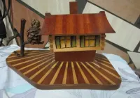 Domek drewniany rękodzieło — ujęcie 2