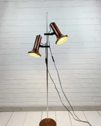 Duńska lampa stojąca z lat 70 – Space Age, PRL, Vintage, podłogowa — ujęcie 2