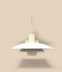 Duńska lampa wisząca Form-Light, model 80141 – klasyczny skandynawski — ujęcie 2
