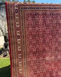 Dywan Kaszmirowy Wełniany PERSKI Indo BIDJAR 350x250 NAJTANIEJ W POLSCE — ujęcie 2