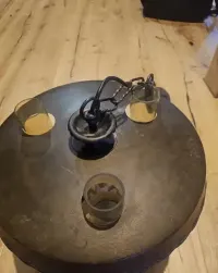 Elegancka lampa z ceramiką — ujęcie 4