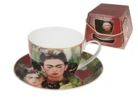 Filiżanka ze spodkiem - F. Kahlo, Autoportret z naszyjnikiem z... — ujęcie 5