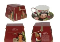 Filiżanka ze spodkiem - F. Kahlo, Autoportret z naszyjnikiem z... — ujęcie 4