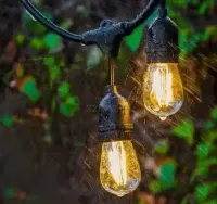 Girlanda Ogrodowa Świetlna 10M 10X Żarówka LED Sieciowa Wodoszczelna — ujęcie 3