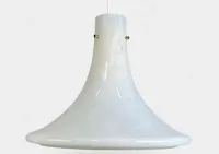 Glashütte Limburg – duża lampa wisząca ze szkła artystycznego, Niemcy, lata 70. — ujęcie 2