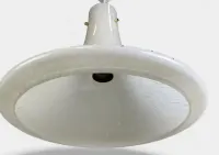 Glashütte Limburg – duża lampa wisząca ze szkła artystycznego, Niemcy, lata 70. — ujęcie 4