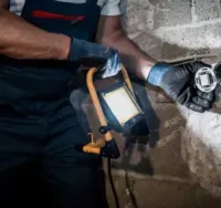 HALOGEN PRZENOŚNY LAMPA LED WARSZTATOWA mocny naświetlacz smd budowlany — ujęcie 3