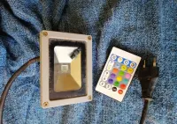 Halogen RGB LED 20W kolorowy pilot dyskoteka , pub , bar — ujęcie 5