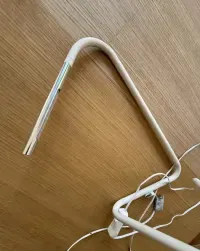 IKEA HARTE lampa biurkowa led biała zasilanie sieciowe lub usb — ujęcie 2