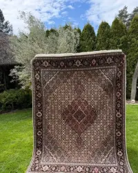 Kaszmirowy r. tkany dywan perski Tabriz z jedwabiem 200x150 galeria 10 tys — ujęcie 3