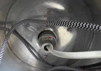 Lampa 50cm Polska industrailna loftowa wisząca Hektar żyrandol duża metalowa — ujęcie 3
