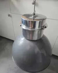 Lampa 50cm Polska industrailna loftowa wisząca Hektar żyrandol duża metalowa — ujęcie 5