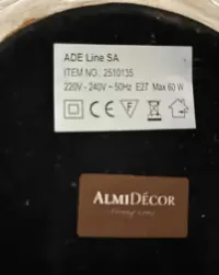 Lampa aluminiowa z Almi Decor — ujęcie 5