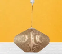 Lampa duża, śr. 50 cm, Dania, lata 60, vintage — ujęcie 5