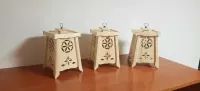 Lampa góralska, drewniana -Styl Zakopiański — ujęcie 5
