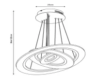 Lampa Inspire Led Sykia — ujęcie 2