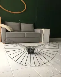 Lampa Kapelusz, czarna 120cm inspirowana Vertigo — ujęcie 2