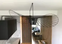 Lampa Kapelusz, czarna 120cm inspirowana Vertigo — ujęcie 5