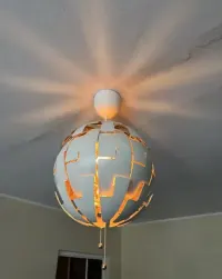 Lampa kula wiszaca sufitowa (rozkladana) nowoczesna — ujęcie 2