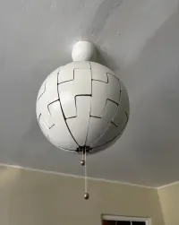Lampa kula wiszaca sufitowa (rozkladana) nowoczesna — ujęcie 5