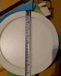 Lampa LED 23cm podtynkowa karton gips — ujęcie 4