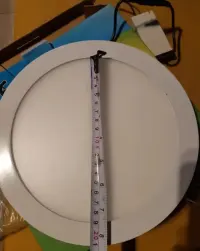 Lampa LED 23cm podtynkowa karton gips — ujęcie 5