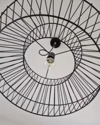 Lampa metalowa loft do salonu sypialni kuchni — ujęcie 3