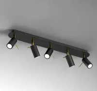 lampa oprawa sufitowa Milagro PRESTON MLP7637 spot 5x8W/mini GU10 IP20 — ujęcie 5