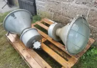 Lampa ORP MESKO LOFT PRL przemysłowa wisząca lampy — ujęcie 2