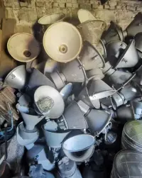 Lampa ORP MESKO LOFT PRL przemysłowa wisząca lampy — ujęcie 5