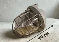 Lampa przemysłowa, industrialna, loftowa,  retro, PRL – 2 sztuki — ujęcie 3